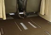 Авиационное ковровое покрытие в салон самолета